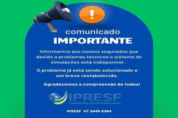 COMUNICADO IMPORTANTE