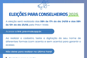 Comissão Eleitoral divulga ata da reunião e novo horário de votação para escolha dos conselheiros do IPRESF