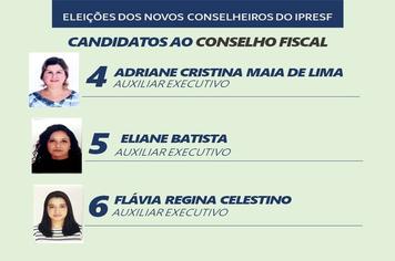 LISTA DE CANDIDATOS - ELEIÇÃO PARA MEMBROS DOS CONSELHOS ADMINISTRATIVO E FISCAL DO IPRESF- BIÊNIO 2023-2025.