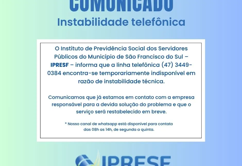 Instabilidade telefônica